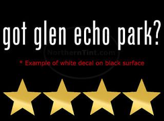 got glen echo park? Vinyl wall art car decal sticker