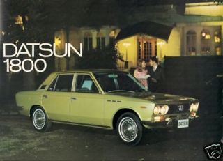 Datsun Nissan 1800 Laurel Saloon 1969 71 UK Brochure