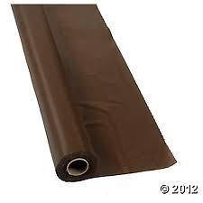 100 ft BROWN Table Cover Roll Party Tablecloth Birthday Wedding 