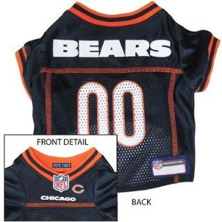   Bears Pet Dog Jersey Shirt Officially Licensed NFL XS S M L XL