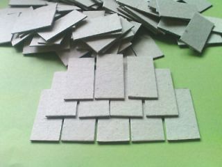 12 SCALE DOLLS HOUSE ROOF TILES (400 NUMBER PER PACK)