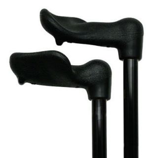 Palm Grip Adjustable Walking Cane   Black Right Hand Walking Stick