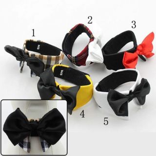 Pet Products Apparels Small Big Dog Bow Tie Collar Formal occasions 