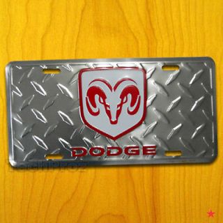 DODGE LICENSE PLATE custom vanity tag emblem sign front frame cover 