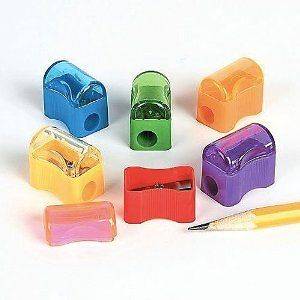 Bulk Plastic Pencil Sharpener Assortment (6 dz) NEW