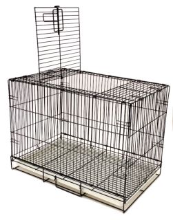 DOG CAGE KENNEL SMALL/MEDIUM 20x15x13 BRIEFCASE CARRY STYLE TRAINING 