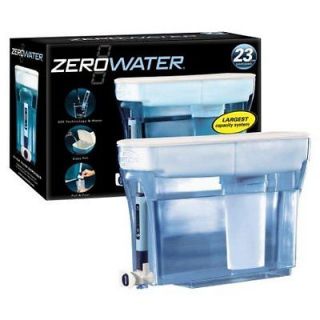New ZERO WATER ZD 018 Large 23 Cup Dispenser w Free TDS Meter 