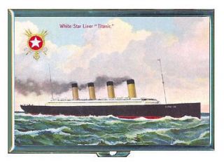 Titanic White Star Line GREAT ID Holder Cigarette Case or Wallet Made 