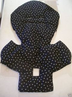 Peg Perego Prima Pappa Highchair Cover Black/White Dots