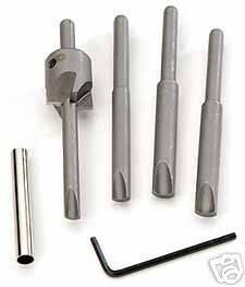 Pen Making Barrel Trimmer w Carbide Cutter, 7pc Universal Trimming 