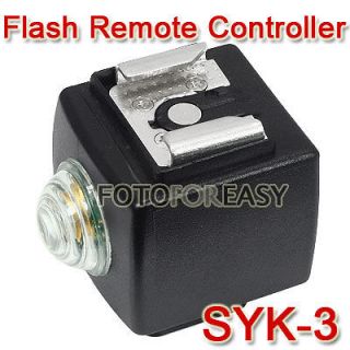   Slave Trigger Hot Shoe Sync Adapter for Canon Nikon Pentax flash