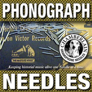 100 Soft tone Phonograph NEEDLES for Columbia Victor HMV Brunswick 