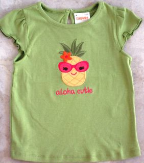   Aloha Sunshine Pineapple Cutie Sunglasses Tee Top U Pick Size NEW
