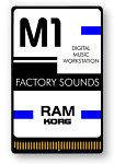 KORG M1 M1R FACTORY SOUNDS MCR 03 RAM SOUND CARD +BONUS M 1 R