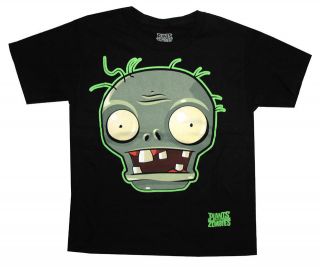 Authentic PLANTS VS ZOMBIES Zombie Head Videogame Youth T Shirt S M L 