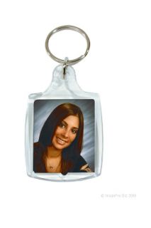 300 Snap In Photo Keychains (1 1/4 x 1 9/16) PF 761