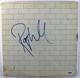 ROGER WATERS PINK FLOYD THE WALL SIGNED ALBUM COVER W/ VINYL PSA/DNA # 