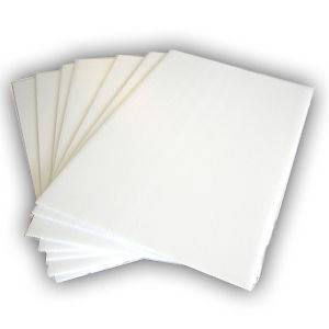 25pc White Blank Plastic 18x24 Coroplast $28.00