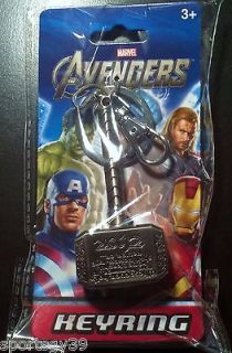   Avengers Movie Marvel Comics Pewter Key Chain Key Ring Charm NWT