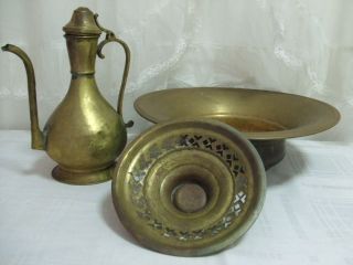 antique pitcher bowl set in Pitchers