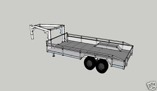 plan build trailer 8 x16 fifth wheel gooseneck plan de