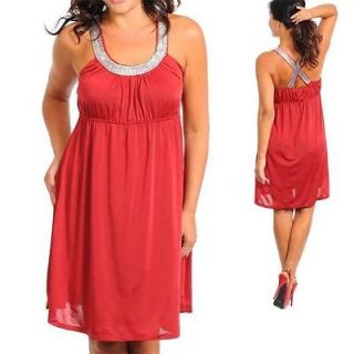 plus size red sequin dress in Dresses