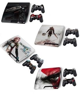 Sticker Skin case Viny for Sony PLAYSTATION 3 PS3 Slim+Remote of 