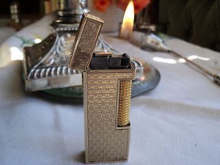 DUNHILL ROLLAGAS LIGHTER 9K GOLD HALLMARKED 1 YEAR GUARANTEE £300 OFF 