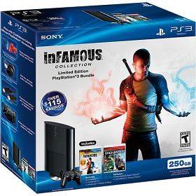 SONY PLAYSTATION 3 PS3 UNCHARTED INFAMOUS COLLECTION BUNDLE CONSOLE 