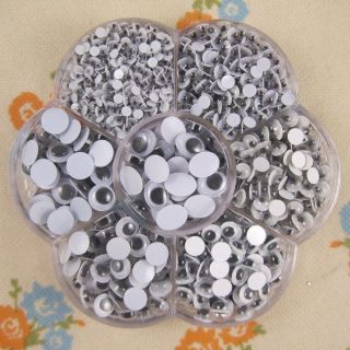   mixed 3 10mm wiggly wobbly googly eyes foy DIY Scrapbooking crafts
