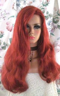   Red Wig ~ JESSICA RABBIT Ariel Poison Ivy ~ Skin Top Halloween Wigs