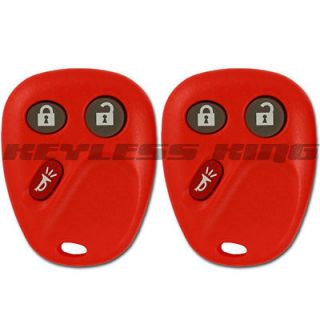 NEW GM RED KEYLESS ENTRY REMOTE CONTROL KEY FOB CLICKER TRANSMITTER 