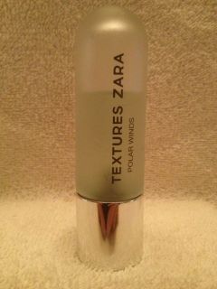 Textures Zara Polar Winds 1 oz EDT Spray is Approximately 60% Full 