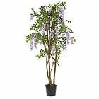   Wisteria Silk Tree   Artificial Plant Decor   Purple Flowers