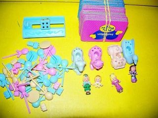 Polly Pocket 1994 Party Game Replacement Parts Pieces Figures Vehicles 