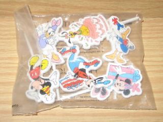 lot 6 NEW Disney CAKE TOPPERS Mickey Minnie Mouse Daisy Donald Duck 
