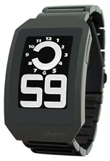   Ink Digital Hour Gents Black Watch with Black Stainless Steel Band DH