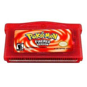 BOY GAMES POKEMON FireRed GAMEBOY ADVANCE SP DS GBA GAME BOY GAMES