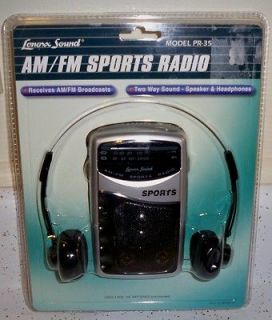 Lenoxx Sound PR 35 Portable Personal AM/FM Sports Radio NEW Sealed