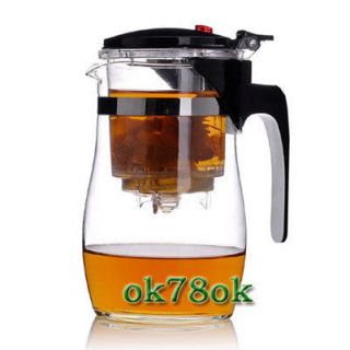 WHOLESALE / New Design User friendly Glass Teapot Tea Cup 750ml