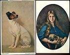 Dogs Bulldog Parson Russell Terrier 2 Vintage Postcards