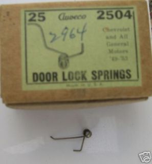 1949 1950 1951 1952 1953 1954 Chevrolet & GM Door Lock Spring