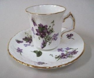 Hammersley Victorian Violets from Englands Countryside Demitasse Cup 