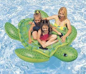 Large TURTLE Ride On Inflatable Pool Toy Float Raft