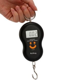 40Kg/20g LCD Digital Hanging Portable Travel Luggage Weight Hook Scale