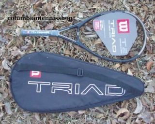 New Wilson Triad T2 strung 117 T 2 racket 3/8 1/2 (3) (4) order 2 