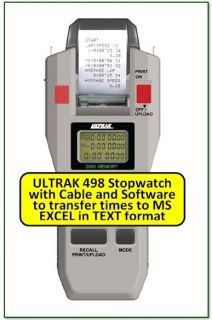 ULTRAK 498+COMP Printing Stopwatch + Computer Interface