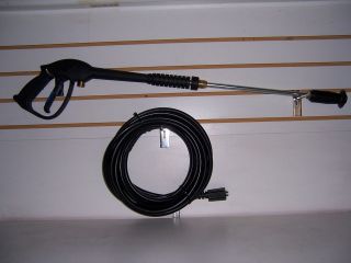 PRESSURE WASHER HOSE TRIGGER WAND AND VARI NOZZLE 3000psi rated