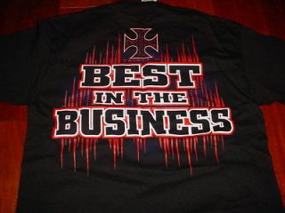 129) Triple H HHH The Best in The Business t shirt Medium Med New