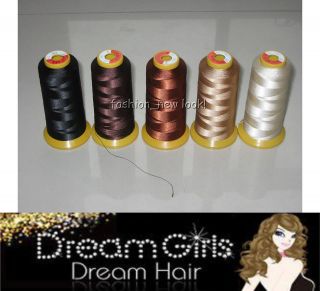  1500M Thread for Hair Extension Weft / Clip in Sewing/Braid/Weaving